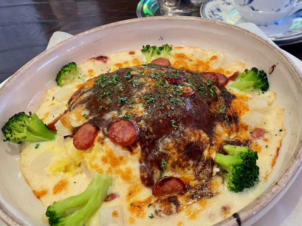 じゃがいもとソーセージのカレードリア