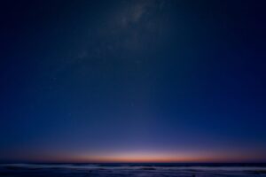 海と星空